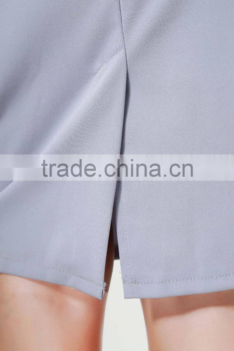 Yihao Trade Assurance New Women Casual Dress Elegant Party Vintage Polka Solid Work Clothing ladies office wear dresses dress