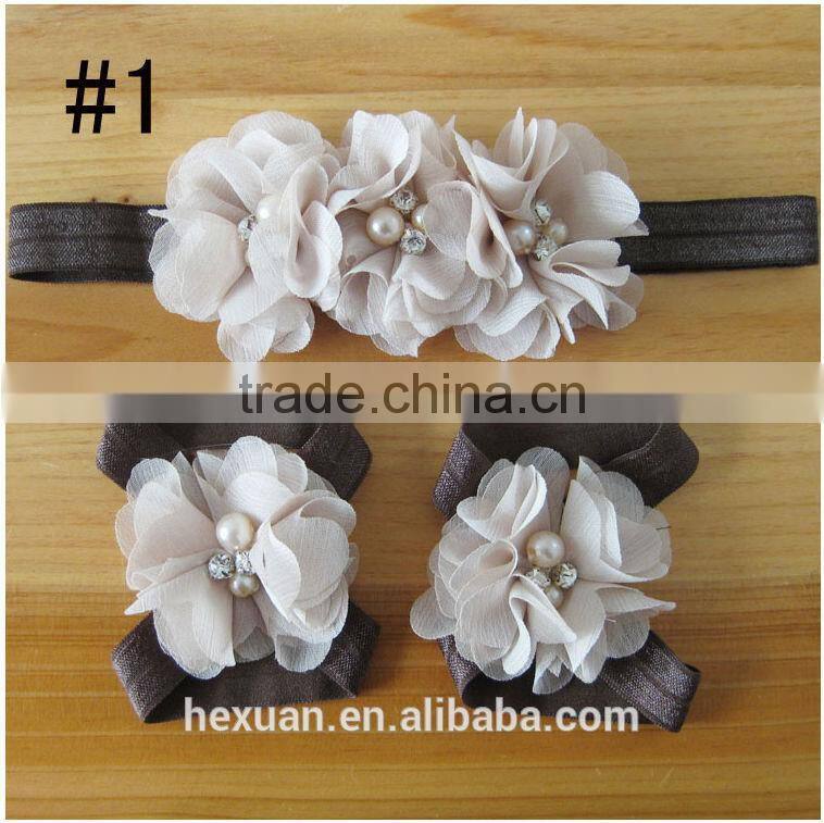 Baby Shoes Flower Design Baby PreWalker Infant Shoes,baby Barefoot Sandals