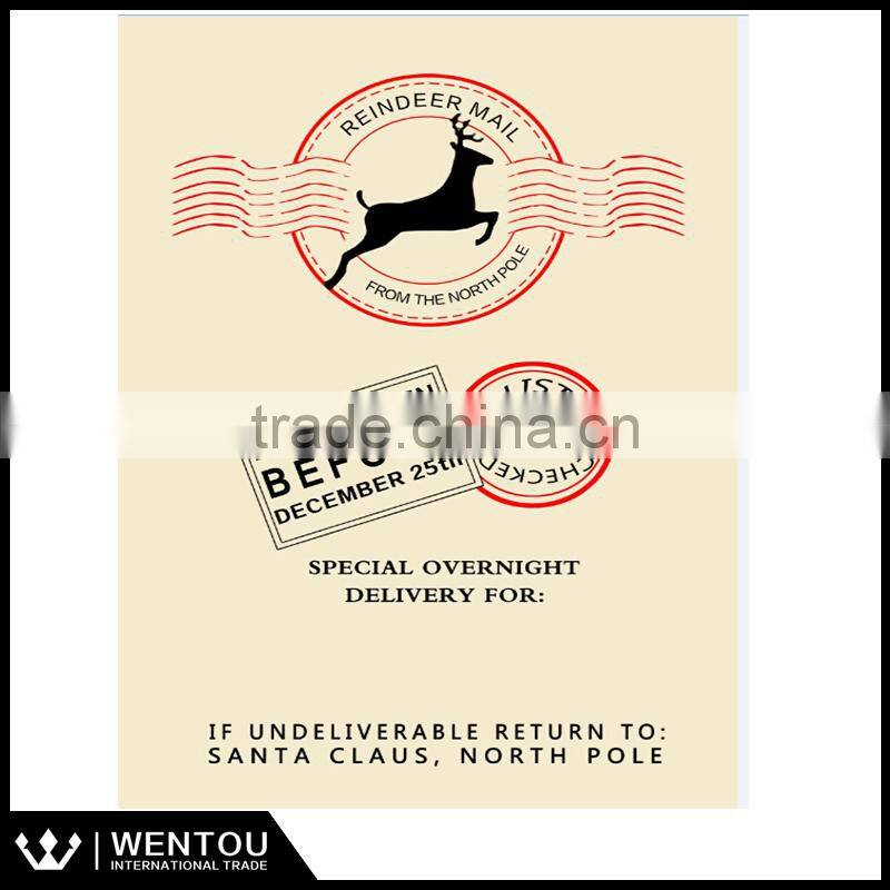 Wholesale Monogrammed Canvas Santa Sack with drawstring