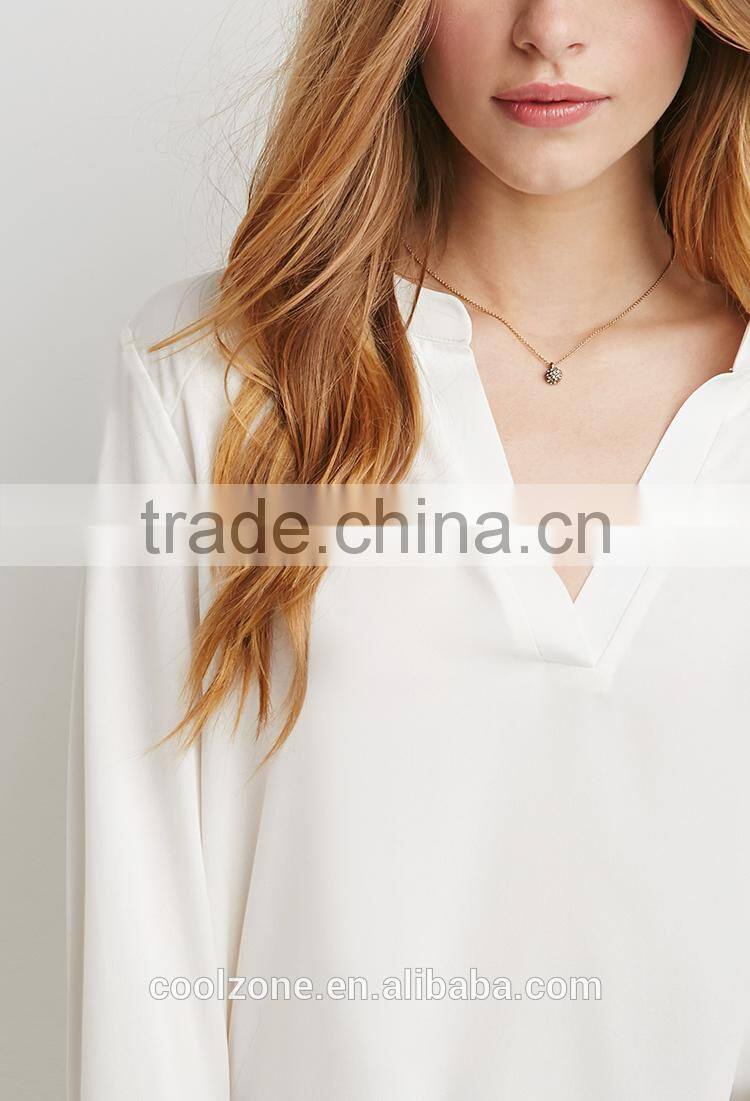 3/4 Sleeves unlined semi-sheer cotton sarees blouse designs for fashion woman blouses