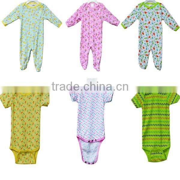 Fashion designs wholesale baby romper gift set