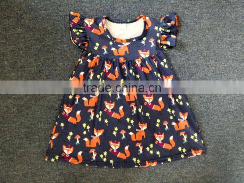 latest children castle printed dress in 2017 fashion girls stylish frocks remake