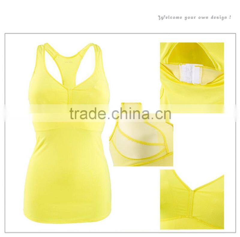 hot sale 2015 new fashion women fitness yoga wear gym wear sport wear sexy sports tanktops for ladies