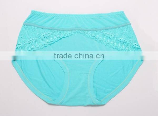 2015 breathable hight waist fancy lace panties