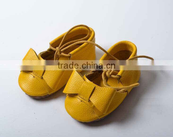 Lace fix leather baby moccasins, baby moccasins with lace