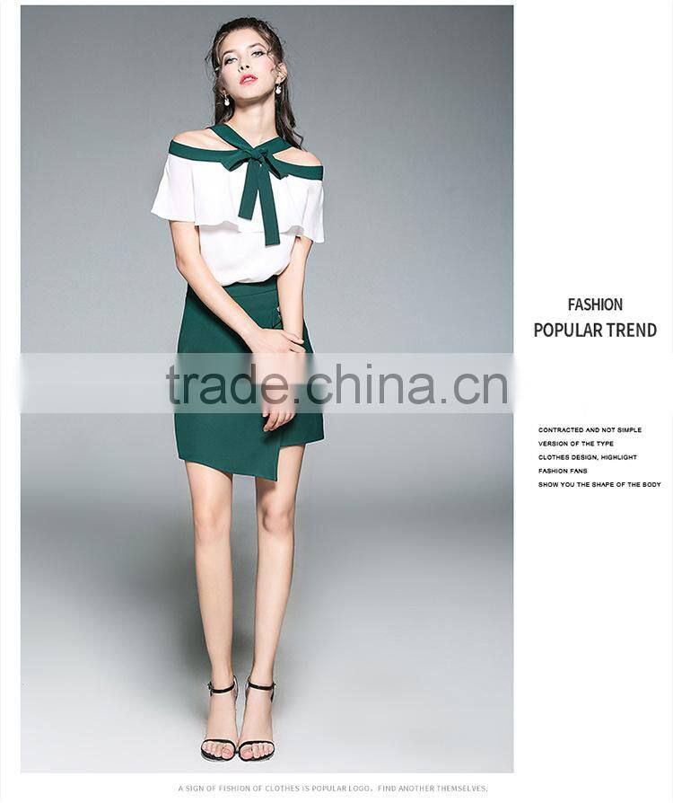 Dress In Casual Dresses 2017 New Designs Elegant Wedding Fawors Daily Off The Shoulder Sexy Dresses Two pieces