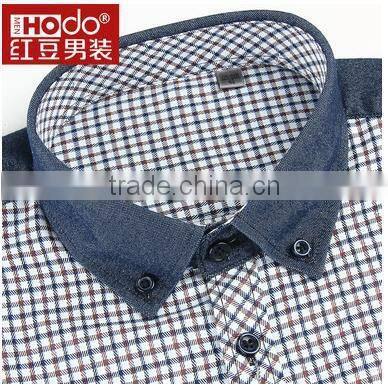 non iron men's shirt conttrast pocket