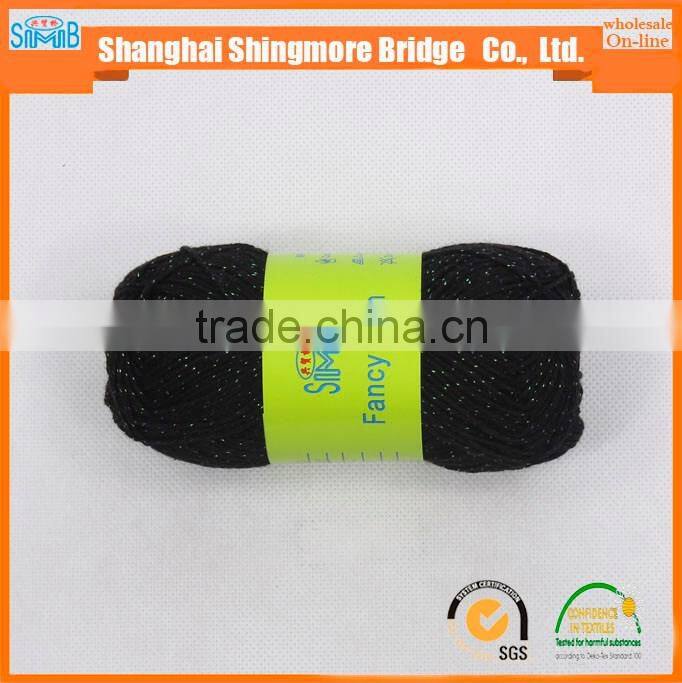 Online shopping knitting yarn china supplier best wholesale oeko tex cotton lurex soft yarn hand knitting yarn with free sample