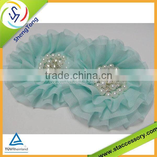 Hot sale artificial flower fabric flower chiffon flower