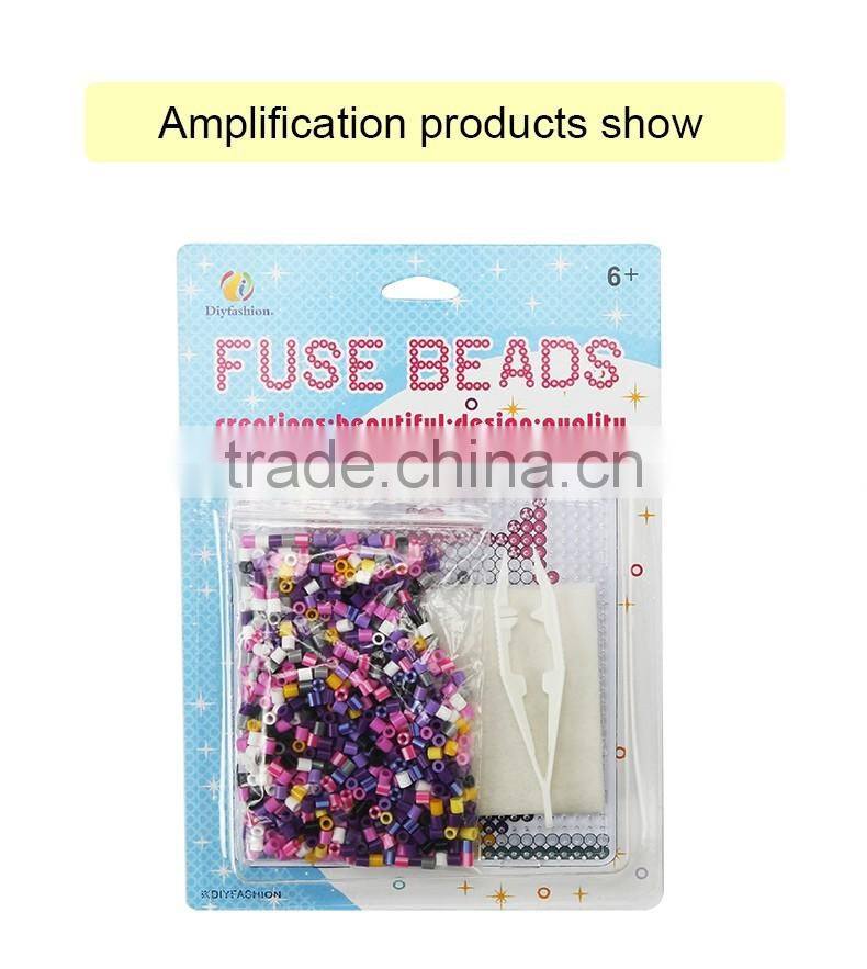 2017 Hot selling Owl DIY education plastic hama fuse beads toys