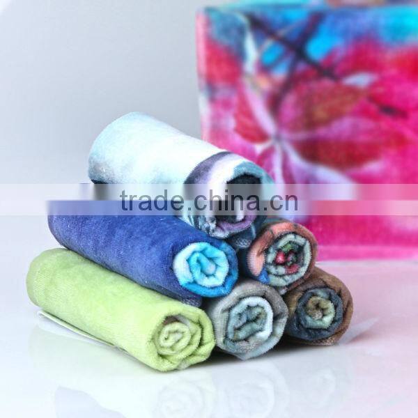 Customized Reactive Printing Velour Beach Towel