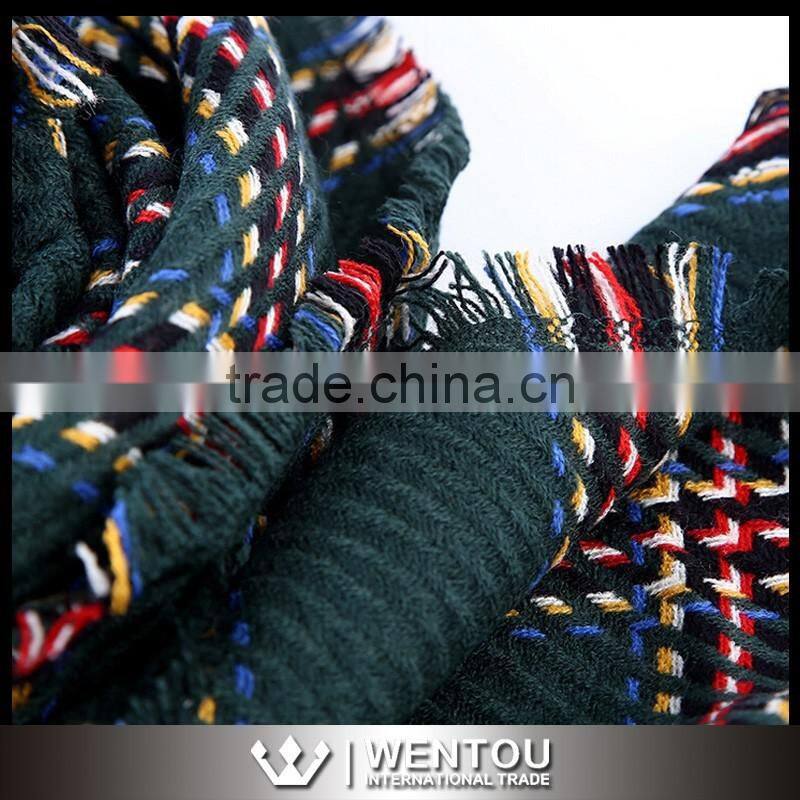 Fashion Soft Tartan Blanket Scarf