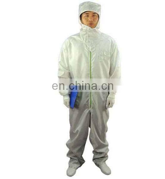 ESD jumpsuit with grounding cord, ESD Anti-static coverall