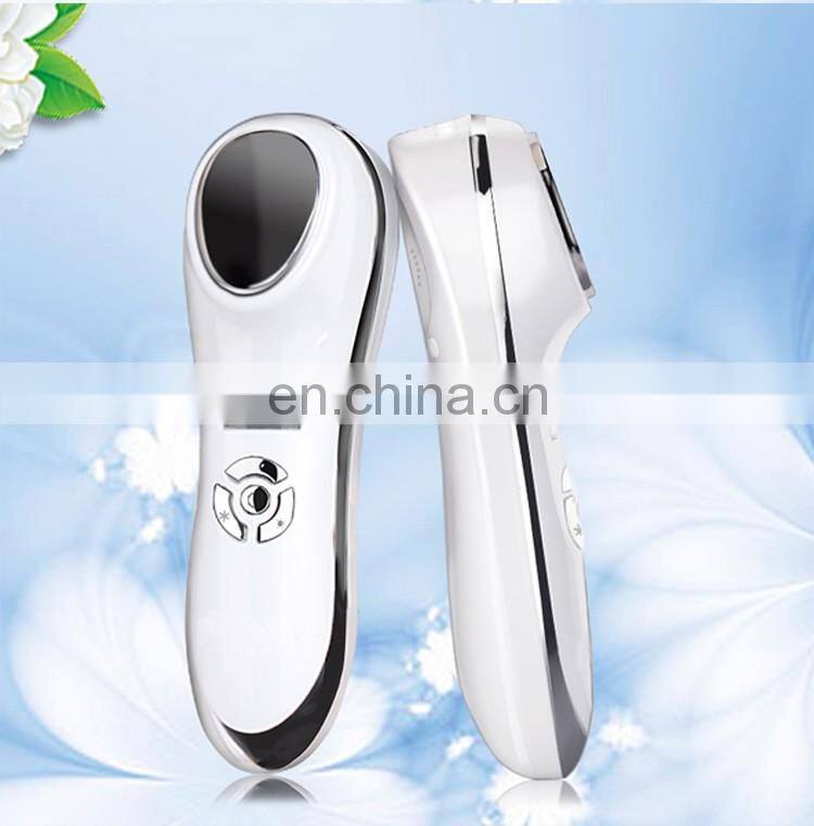 2017 skin rejuvenator ultrasonic Hot cold facial massager vibrating facial massager