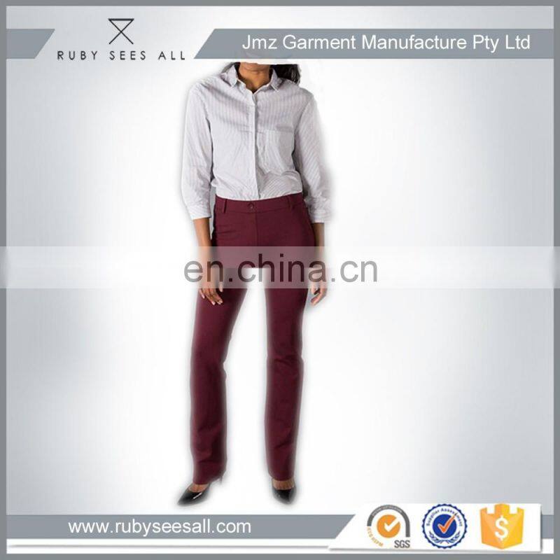 casual women straight leg pant