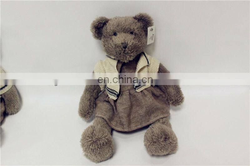 2013 New manufacture plush bear with sweater Shanghai China (home decoration,ce,gift,en71,astm,iso,kid)
