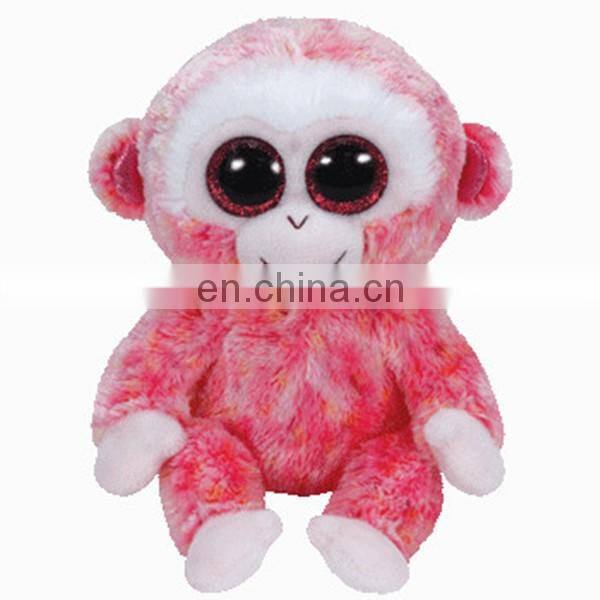 wholesales baby plush stuff toys big eyes 10 inch monkey animal toys