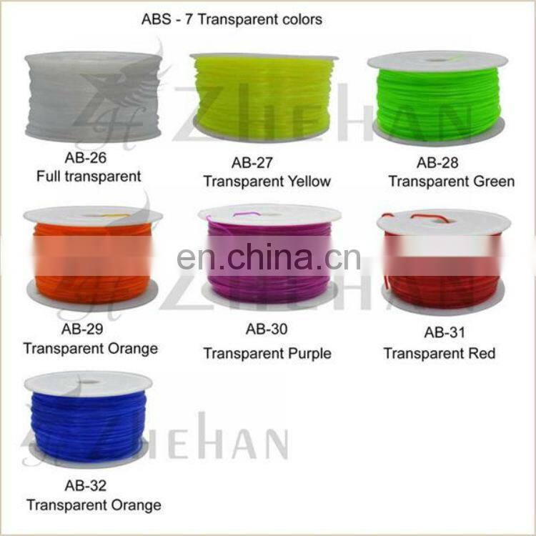 Factory supply ABS Filament 1.75mm Plastic Material For 3D Printer