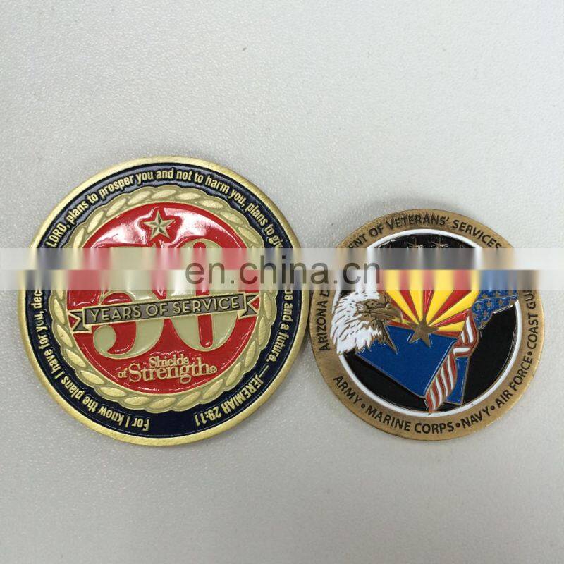 zinc alloy casting coin custom coin gift/souvenir cion