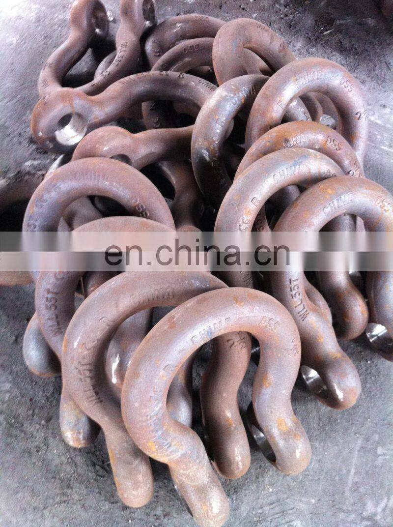 US type color screw pin bow shackle