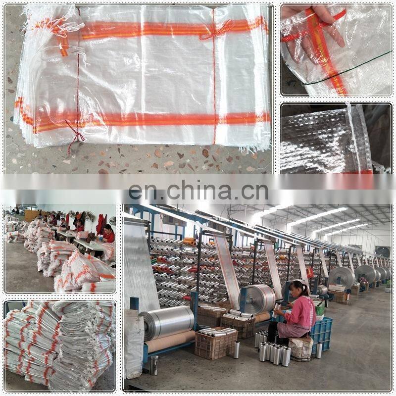 PP woven plastic transparent bag 48*70 potato packaging