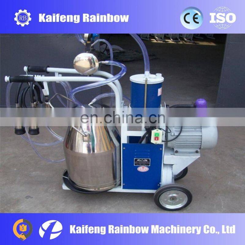 easy operation portable electric milking machine singe bucket goat cow milking machine buffalo milking machine