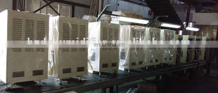 158LPD handpush dehumidifier with handle and big wheels