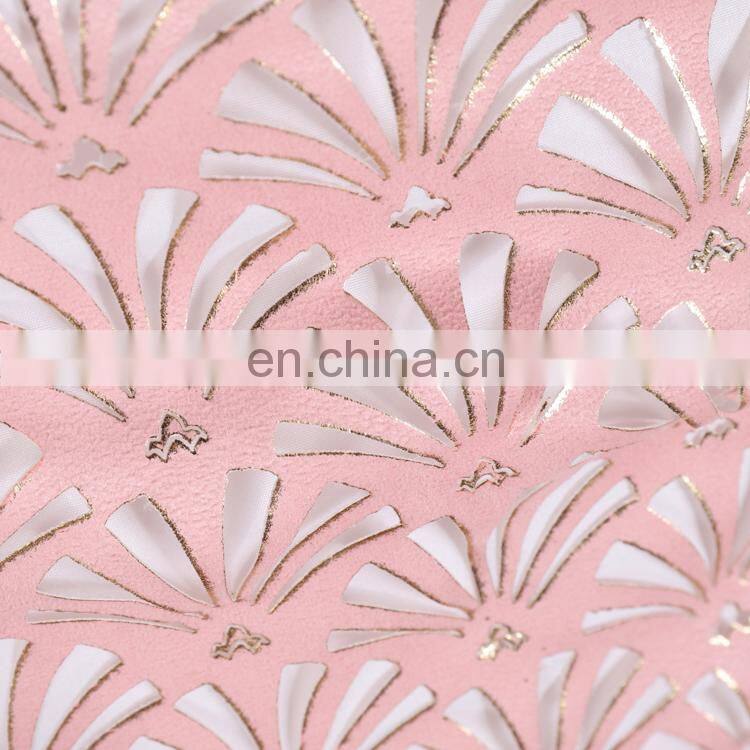 Decorative pink die cutting flower wholesale pillowcase/pillow case
