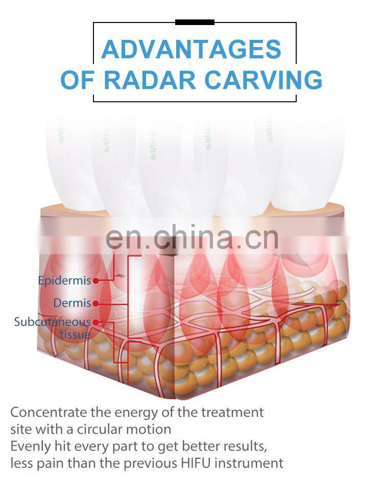 2019 Newest lift face wrinkle removal facial massager 3d ultrasound machine price