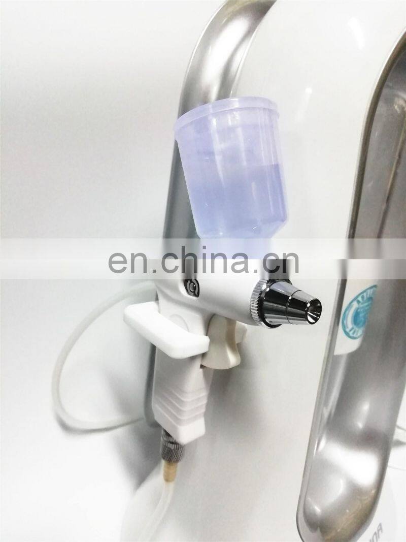 2019 New technology skin care 2 Handles facial beauty hydra dermabrasion oxygen spray machine