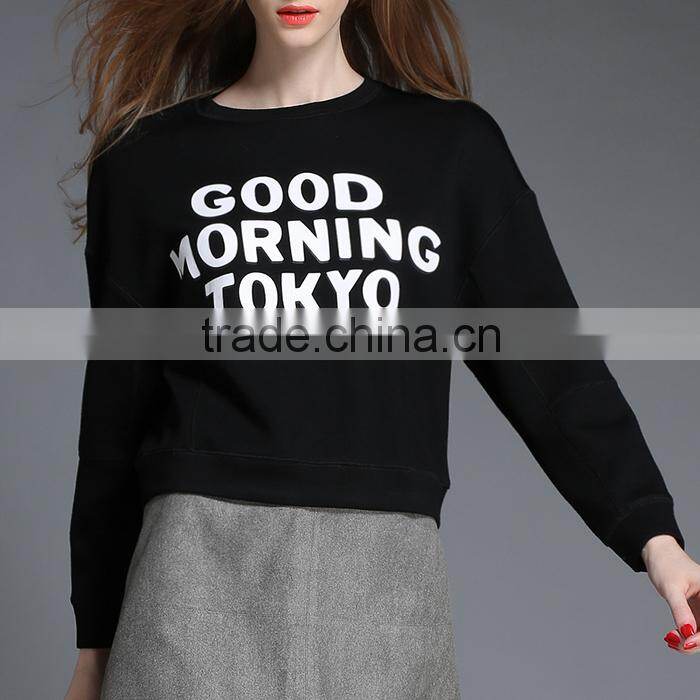 OEM Fashion Printed Good Quality Europe Style Lady Hoody