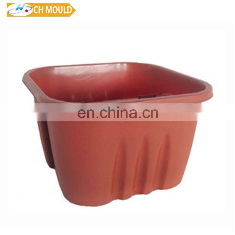 customized concrete plastic flower pot molds