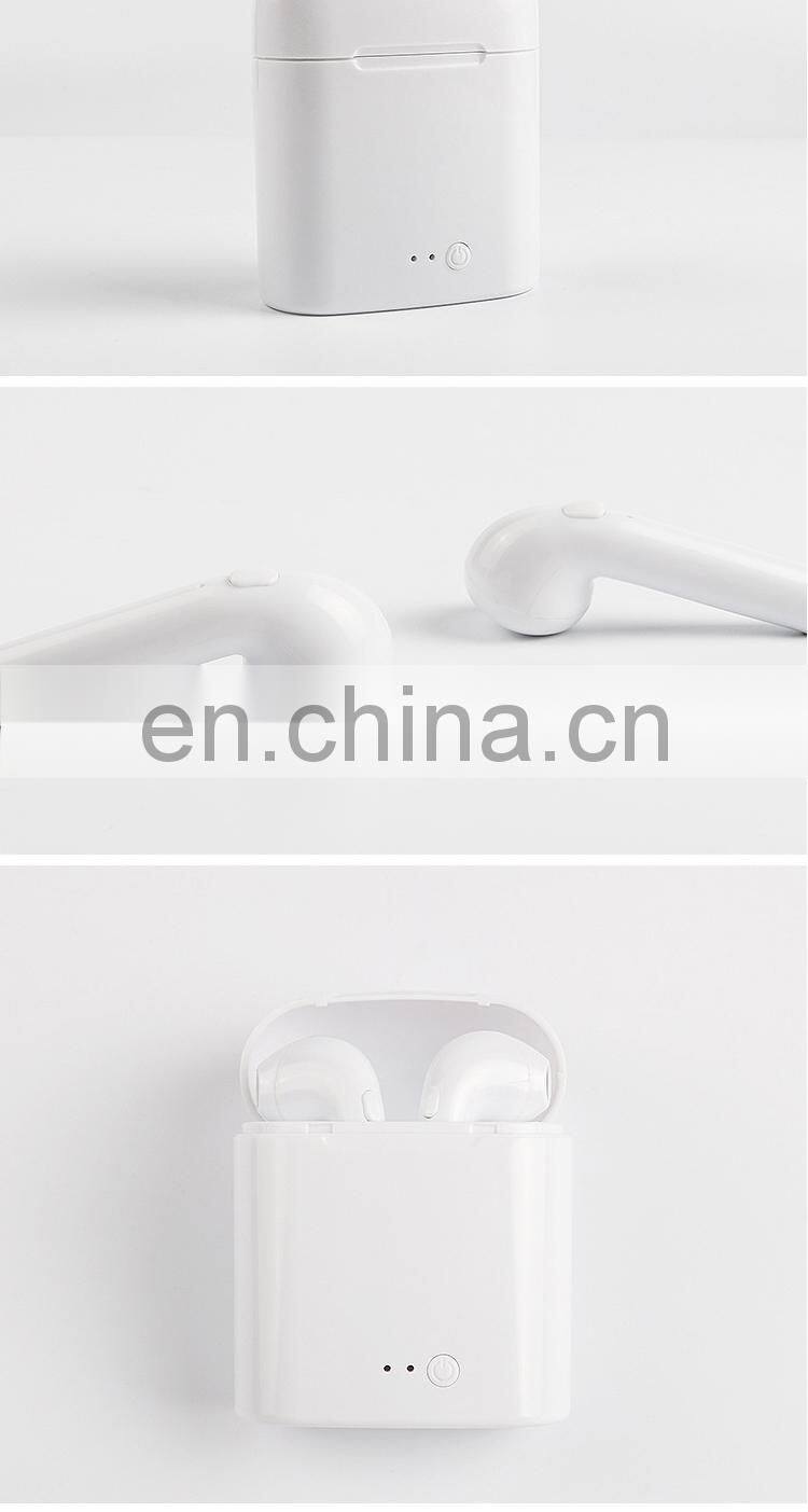 2021 Amazon Top Seller LOGO custom tws wireless in-ear headset i7S/i10/i11/i12