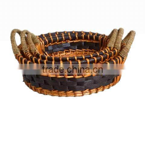 wicker tray