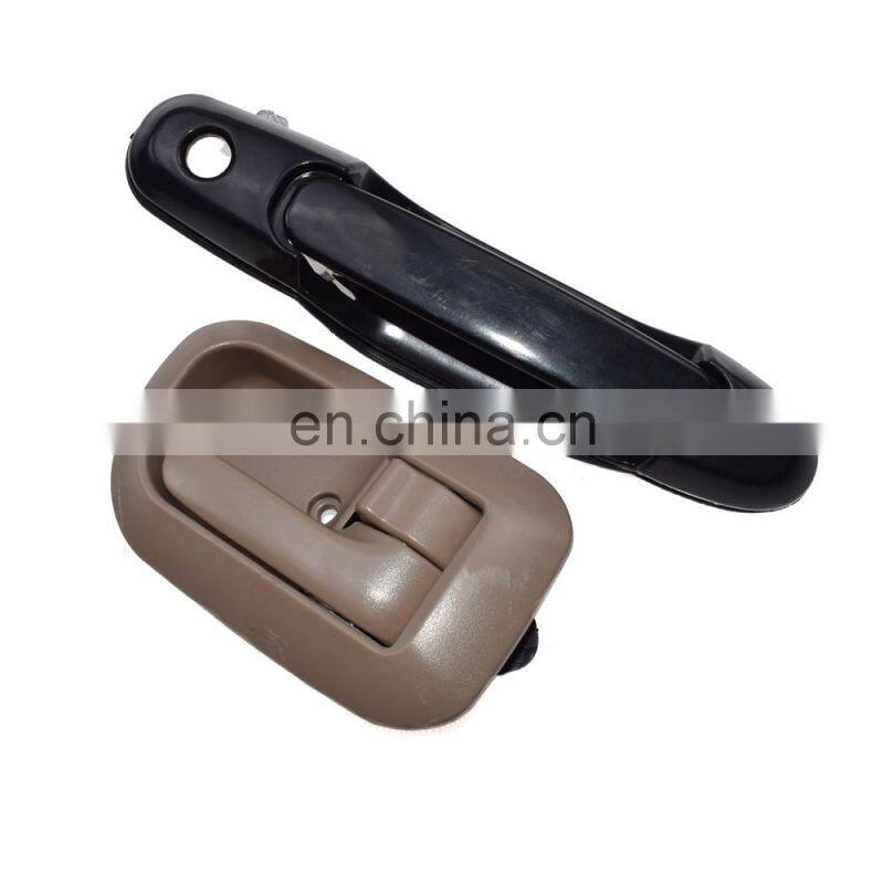 Free Shipping!2 pcs Outside Inside FRONT RIGHT Door Handle 6921008010 For 98-03 TOYOTA SIENNA