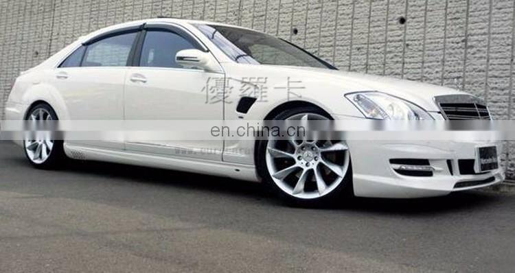 S CLASS W221body kits with front bumper side skirts and rear bumper for w221 to LORIN style 2009~2013y