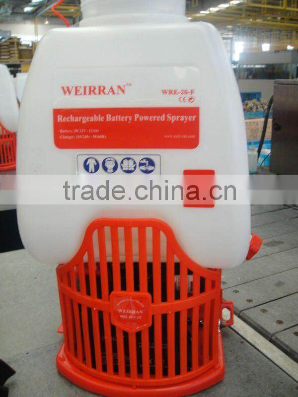 (2524) agriculture portable electric 20l backpack rechargeable battery sprayer