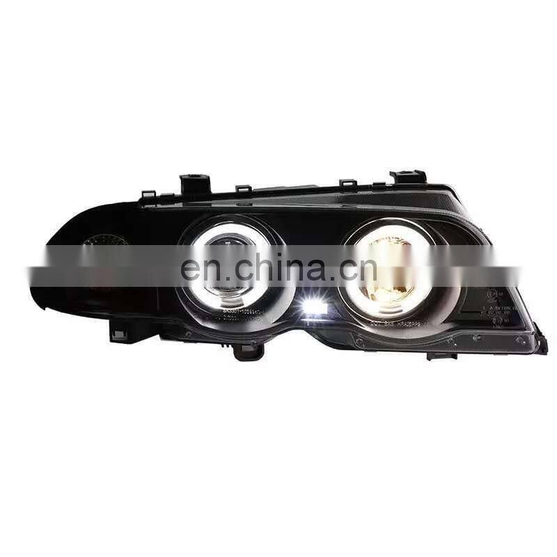 Angel eyes Tuning Head lamp For E46 318i 323i 320i 325i 330i 4 doors Angel Eyes 1998-2002