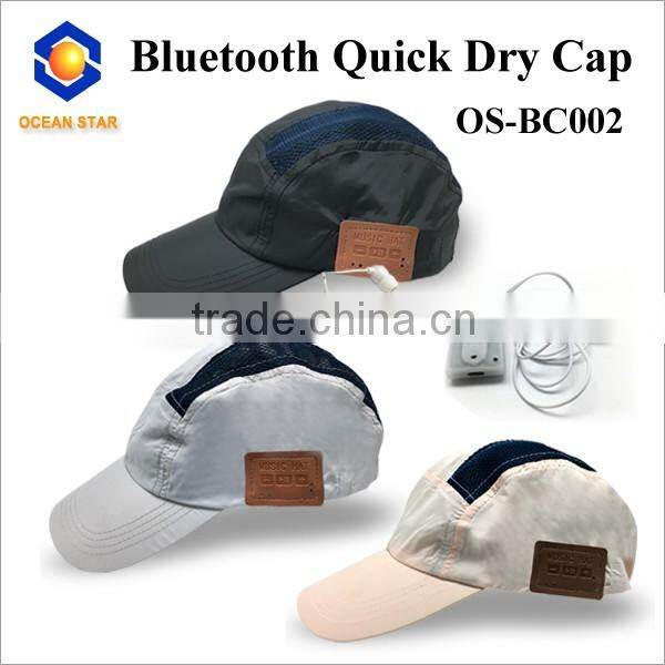 bluetooth sun hat with headphone Nylon cap