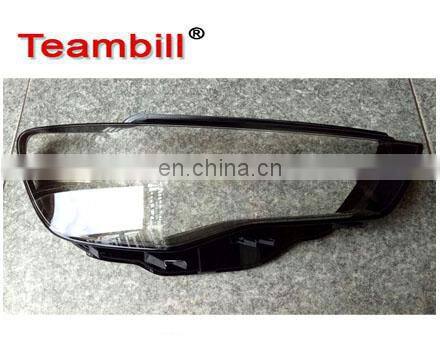Resin material auto headlights glass lens covers for Audi A3 2016