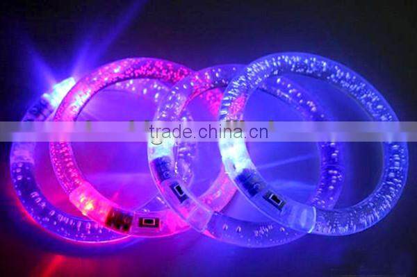 2014 wholesale led glowing bracelet