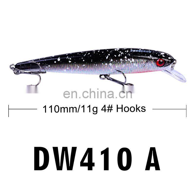 New floating lureABSPlastic artificial bait11cm/11gsea fishing lure hard bait lure segment minnow trout lure