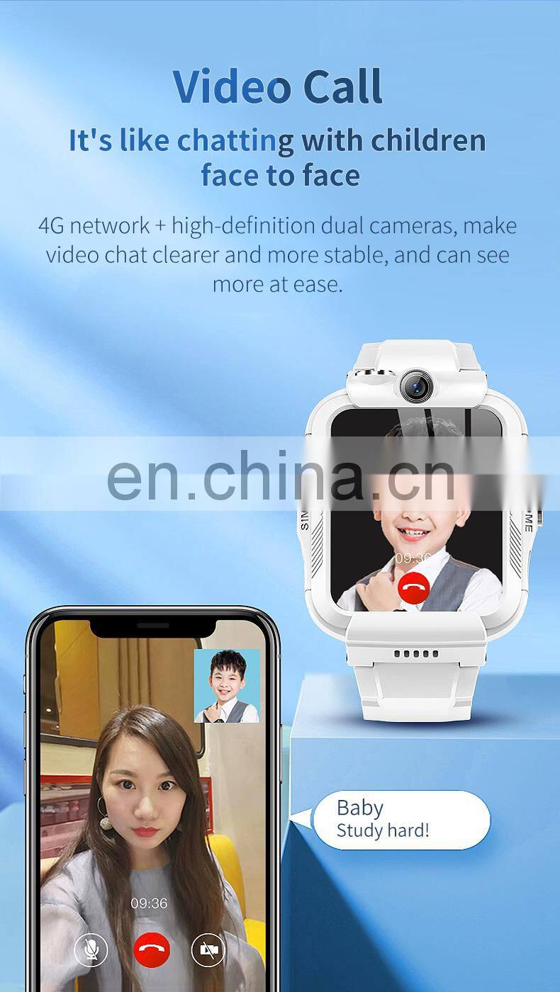 4G Video Call Kids Gps Smart Wearable Devices, SOS Remote Monitor Mobile Watch Phones For Children For Boys Girls Watches
