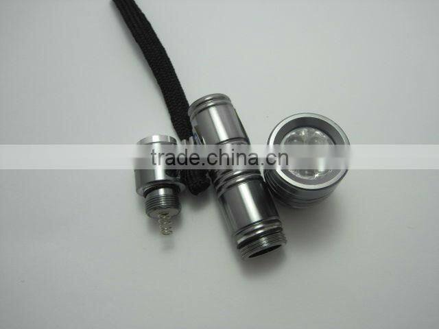 5 LED aluminum personalized mini flashlight