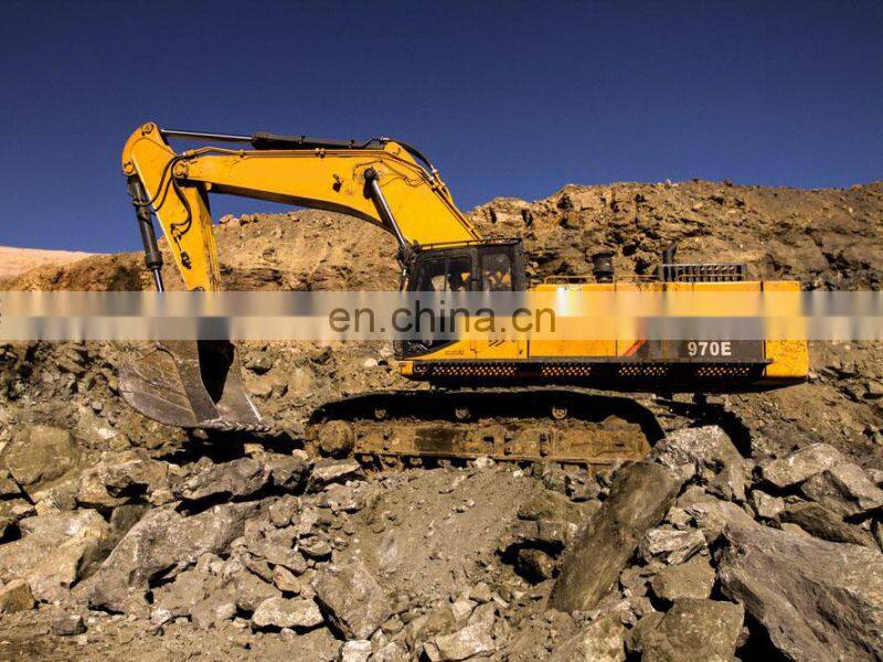 496kN 90tons 5.6m3 bucket largest crawler excavator 990F with 2806 IIIN engine