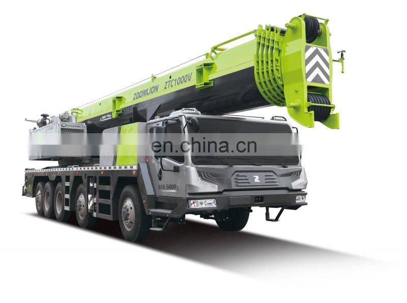Zoomlion 100 Ton Pickup Truck Crane With Cable Winch ZTC1000