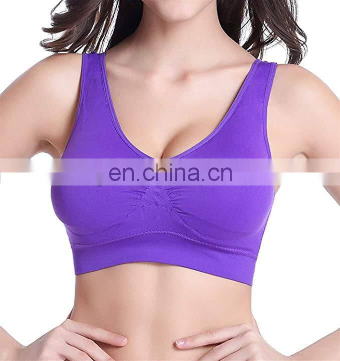 Wholesale Breathable Fitness Women Sports Yoga Bra Fitness Workout Sports Running Women BRA