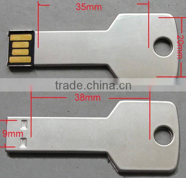 metal usb key usb / disk on key 2gb usb 2.0 driver with ROHS CE SASO 4gb 8gb 16gb 32gb