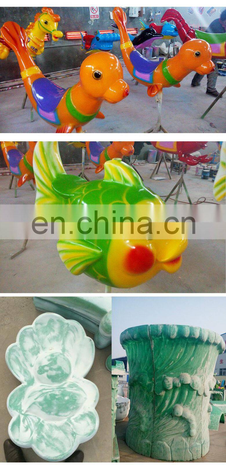 New popular ocean animal 12/16 seats carousel merry go round for sale