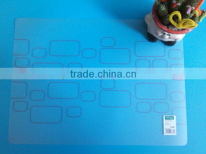 Eco friendly custom design pp placemat, heat waterproof Dining table placemat